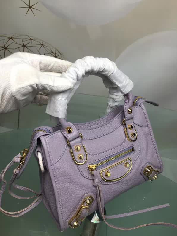 BALENCIAG巴黎世家 原版義大利進口山羊皮 小金釘 可單肩斜挎  BL1223